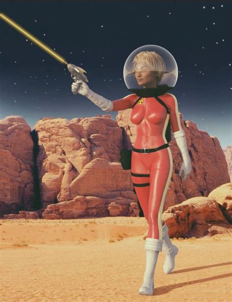 Sci Fi Retro Space Suit For Genesis 8 Female S Render State