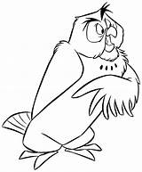 Winnie Pooh Owl Tigger Coloringhome sketch template