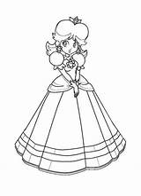 Prinzessin Ausmalbild Principessa Princesse デイジー Nintendo ぬりえ Kleurplaten Rosalina Ausdrucken sketch template