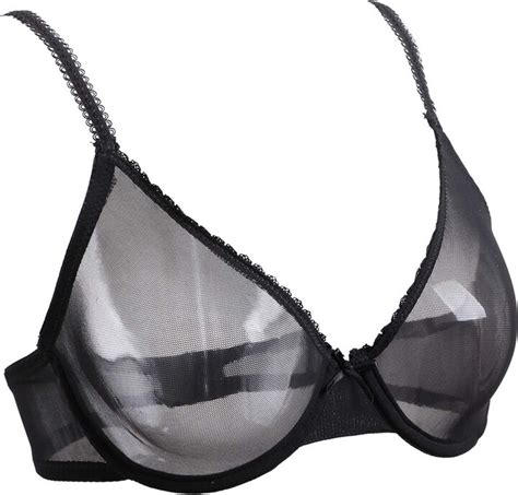 Dhx Women S Sheer Mesh Bra See Through Unlined Sexy Lace Bralette