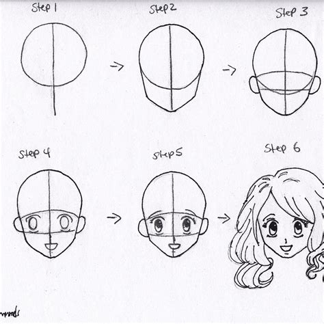 easy drawing anime girl  getdrawings