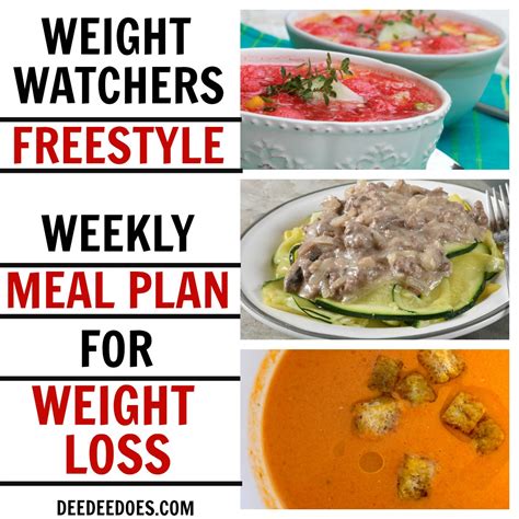 weight watchers weekly meal plan week 5 13 19