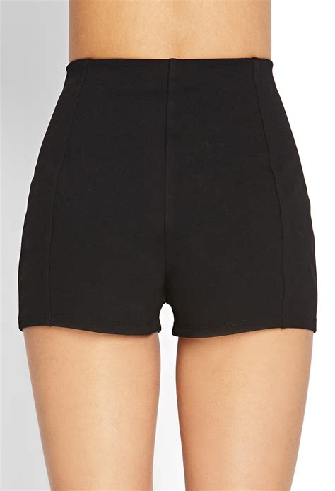 Lyst Forever 21 High Waisted Sailor Shorts In Black