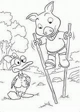 Jakers Winks Piggley Aventuras Kleurplaten Kleurplaat Malvorlage Coloringpages1001 Animaatjes Stimmen sketch template