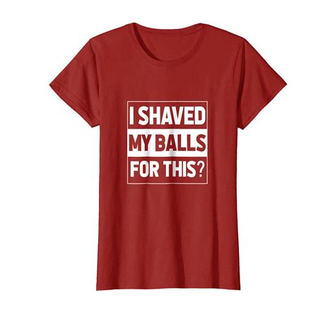 Mens I Shaved My Balls For This T Shirt Funny T Idea Tee Ln – Lntee