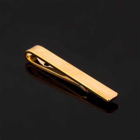 Fine Jewelry Mens Accessories Formal Classy Simple Gold Color Tie Bar