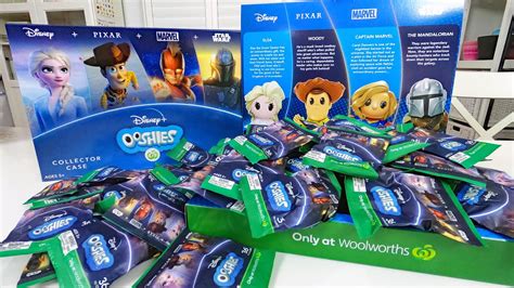 woolworths disney  ooshies collectibles  hunt  rares  ultra rares youtube