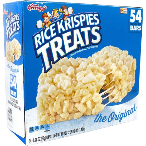 Kellogg S Rice Krispies Treats 0 78 Oz 54 Count