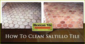 clean saltillo tile stripping resealing tile restoration