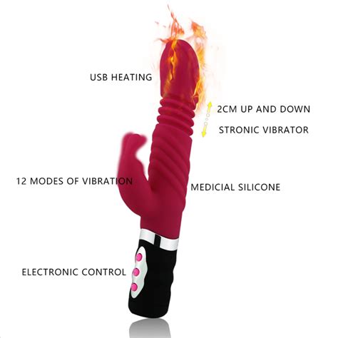 new sex toy stronic heating thrust pulsator dildo vibrator for women