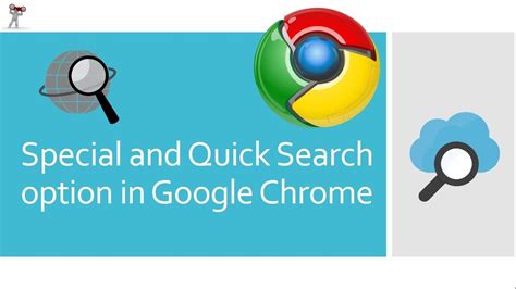 special  quick search option  google chrome youtube