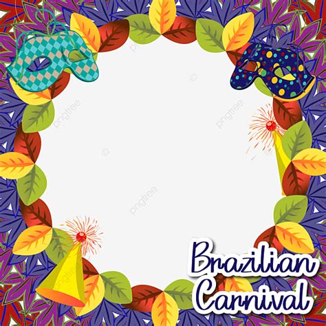 Brazilian Carnival Vector Hd Images Brazilian Carnival Round Border