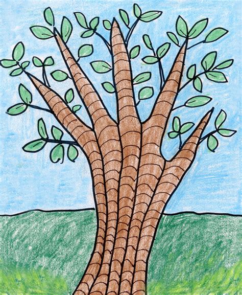 draw  easy tree