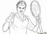 Federer Rodger sketch template