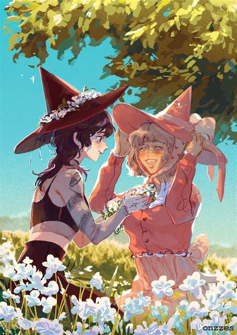 Sara🍒 On Twitter Oh To Be Two Sapphic Witches In Love Making Flower