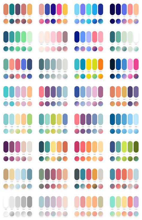 set beautiful color palettes    design loading io  xxx
