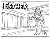 Esther Coloring Christianity Maze Effortfulg Vbs Getcolorings sketch template