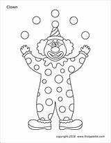 Clowns Firstpalette Juggler Juggling Printables Schattenbilder Zentangle sketch template