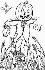 Scarecrow Coloring Pages Printable Cool2bkids Scarecrows Batman Kids sketch template