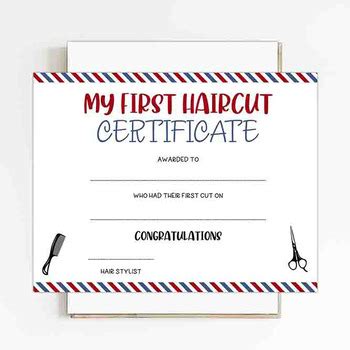 haircut certificate tpt