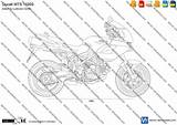 Ducati Mts 1100s Preview Templates Template sketch template