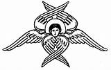 Seraphim Seraph Orthodoxwiki Winged Byzantine Symbols Tattoos sketch template