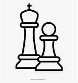 Chess Ajedrez Fichas Clipartmax sketch template