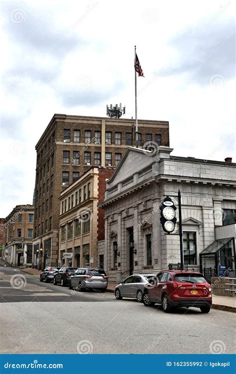 Bangor City State Maine Us Historic Architecture Editorial Photography