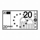 Euro Billetes Monedas Geld Escuelaenlanube Dinero Juega Laminas Fichas Jugar Lira Guatemala 8a8 sketch template