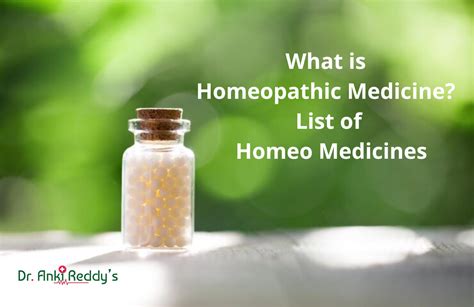 What Is Homeopathic Medicine List Of Homeo Medicines
