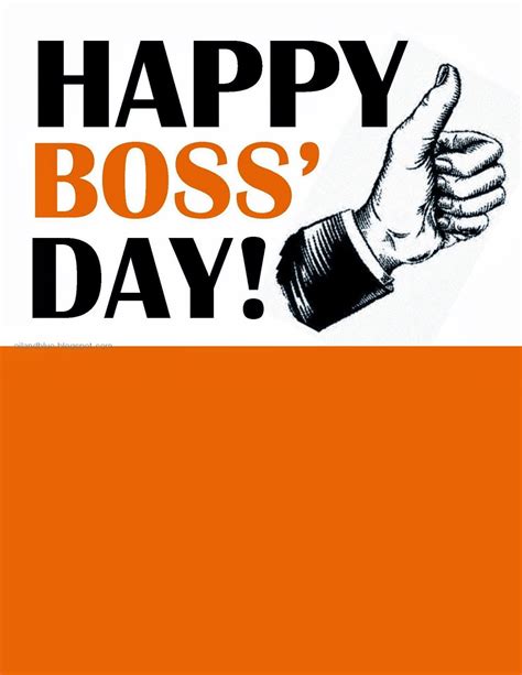 happy boss day card  printable happy bosss day bosses day