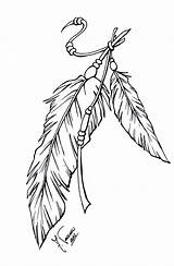 Feather Lineart Plumage Plume Jagua sketch template