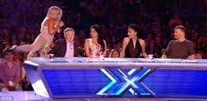 x factor 2012 stripper lorna bliss auditions for in lime green bikini