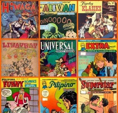 Pinoy Popular Comics In The 70s Comics Filipino Culture Retro Pictures