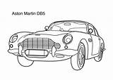 Coloring Car Pages Mercedes Aston Martin Db5 Classic Drawing Benz Printable Cars Super Colouring Kids Color Supercar Print Getdrawings 4kids sketch template