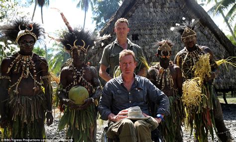 benedict allen and frank gardner head to papua new guinea daily mail online