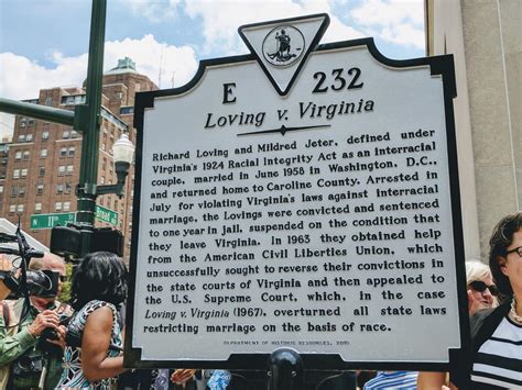 case legalized interracial marriage loving marker unveiled in richmond