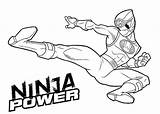 Rangers Power Coloring Ninja Pages Megaforce Super Printable Getcolorings Color Getdrawings sketch template