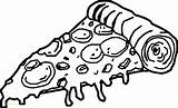Pizza Cartoon Coloring Pages Drawing Cheese Colouring Slice Printable Macaroni Kids Steve Getdrawings Make Food Crust Stuffed Super Picolour Drawings sketch template