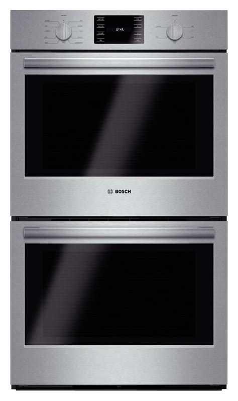 bosch  series  built  double electric convection wall oven stainless steel hbluc