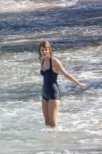 taylor swift in blue swimsuit 45 gotceleb