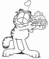 Garfield Supercoloring sketch template
