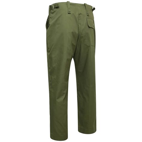 british army surplus lightweight olive green fatigue trousers grade