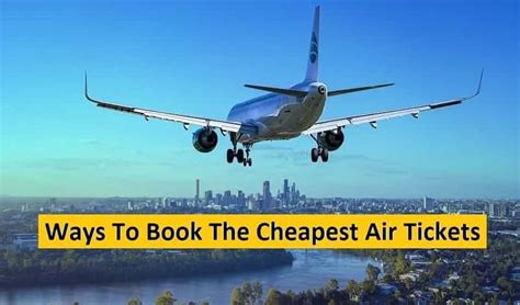 ways  book  cheapest air    travel