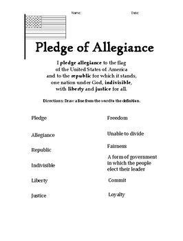 printable pledge  allegiance words printable ryan fritzs