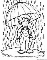 Monsoon Rain Coloring Pages sketch template