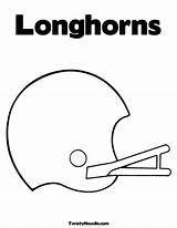 Coloring Longhorns Coloringhome Longhorn sketch template