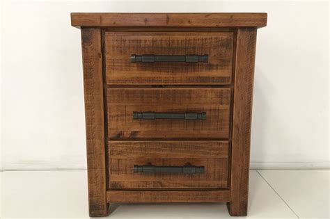 woodgate solid wood  drawer bedside table furniture