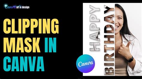create text clipping mask  canva tutorial youtube