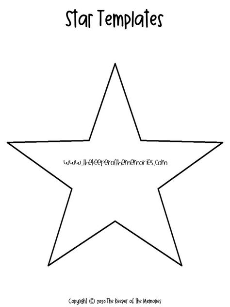printable star template star template star template printable